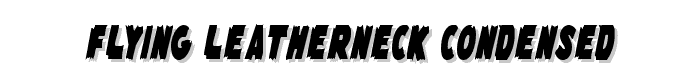 Flying Leatherneck Condensed font